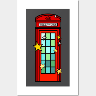 London's Red Telephone Box Posters and Art